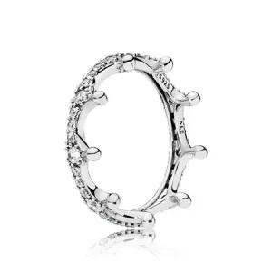 (imagen para) Anillo en plata de ley Corona Encantada - PANDORA