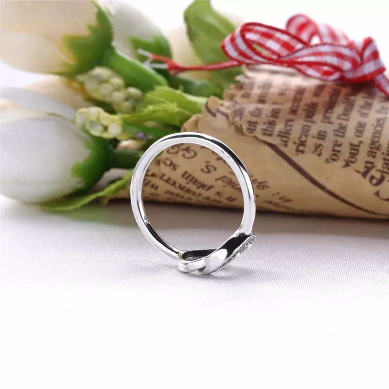 (imagen para) Anillo en plata de ley C&iacute;rculos de PANDORA - Ver 3