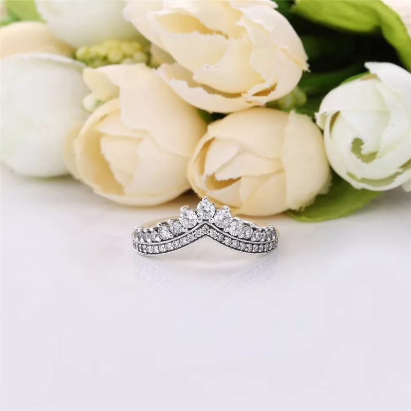 (imagen para) Anillo en plata de ley Deseo de la princesa PANDORA - Ver 2