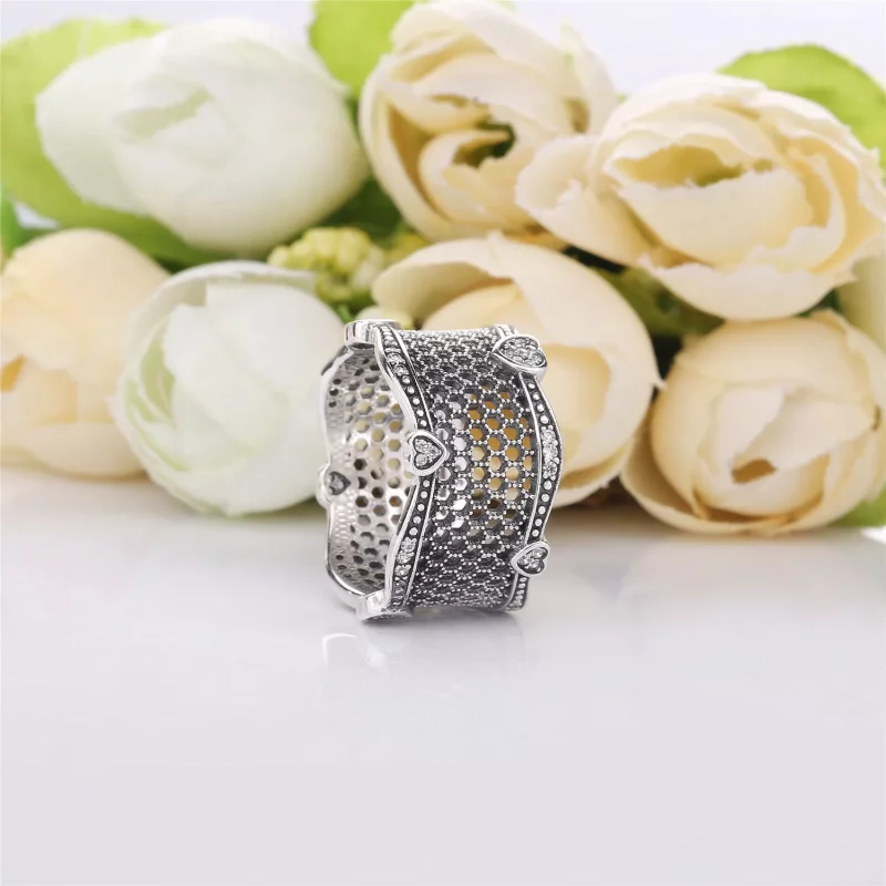 (imagen para) Anillo en plata de ley Encaje de Amor - PANDORA - Ver 2