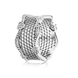 Anillo en plata de ley Encaje de Amor - PANDORA (imagen para) Anillo en plata de ley Encaje de Amor - PANDORA