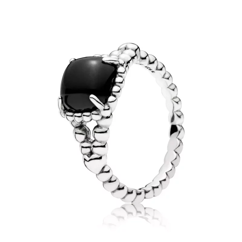 (imagen para) Anillo en plata de ley Esp&iacute;ritu Vibrante negro - PANDORA