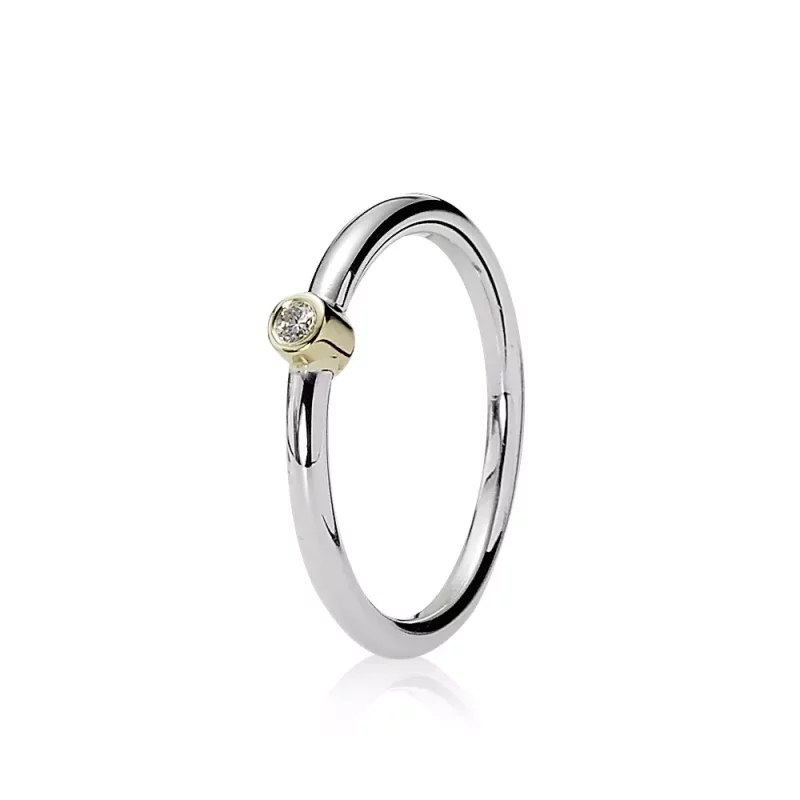 (imagen para) Anillo en plata de ley Estrella de la ma&ntilde;ana PANDORA