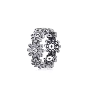 (imagen para) Anillo en plata de ley Flor PANDORA