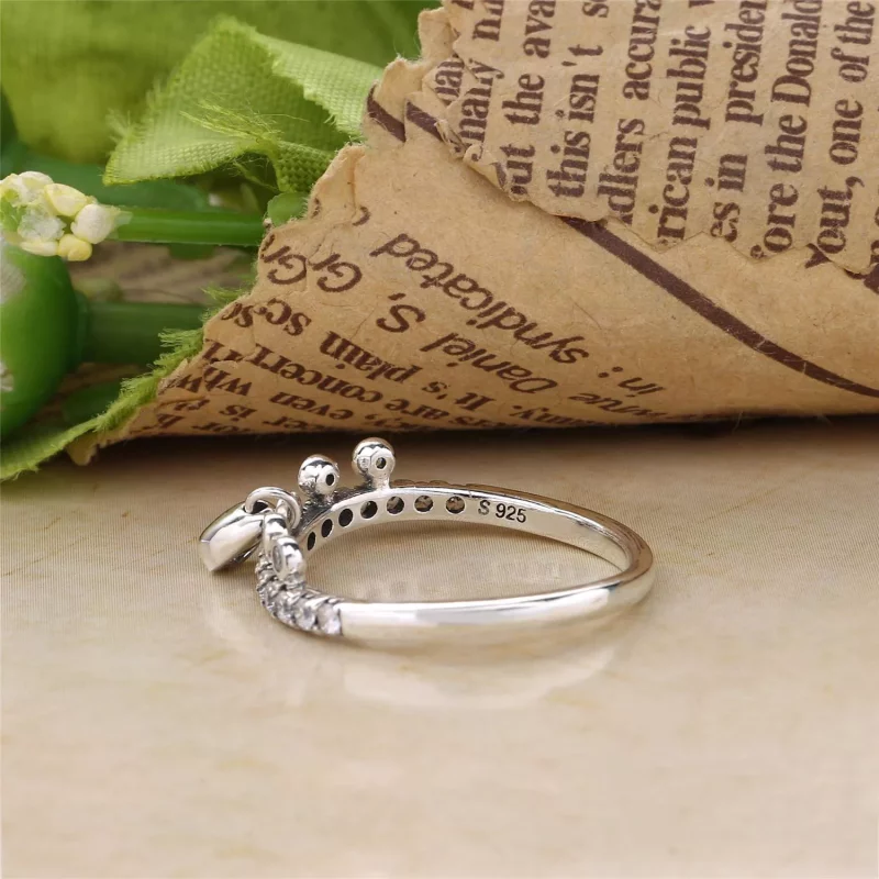 (imagen para) Anillo en plata de ley Gotas Chandelier - PANDORA - Ver 5