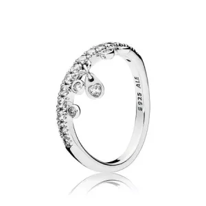 (imagen para) Anillo en plata de ley Gotas Chandelier - PANDORA