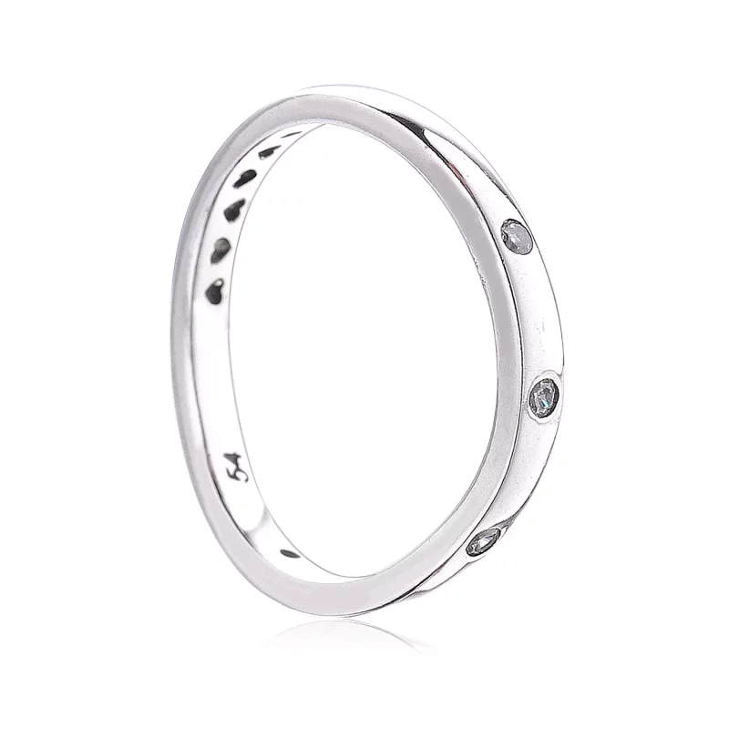 (imagen para) Anillo en plata de ley Gotas Giratorias - PANDORA - Ver 2