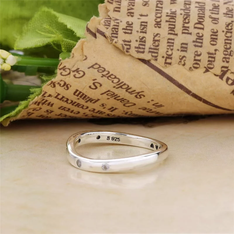 (imagen para) Anillo en plata de ley Gotas Giratorias - PANDORA - Ver 5