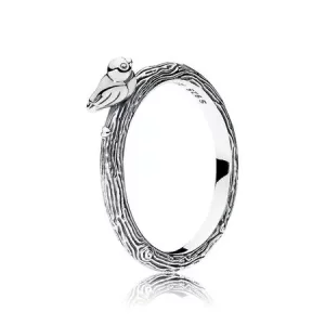 (imagen para) Anillo en plata de ley P&aacute;jaro de Primavera - PANDORA