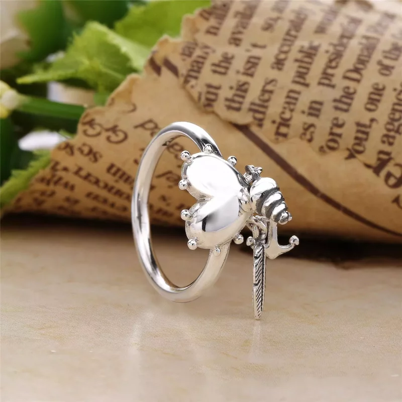 (imagen para) Anillo en plata de ley S&iacute;mbolos Espirituales - PANDORA - Ver 2