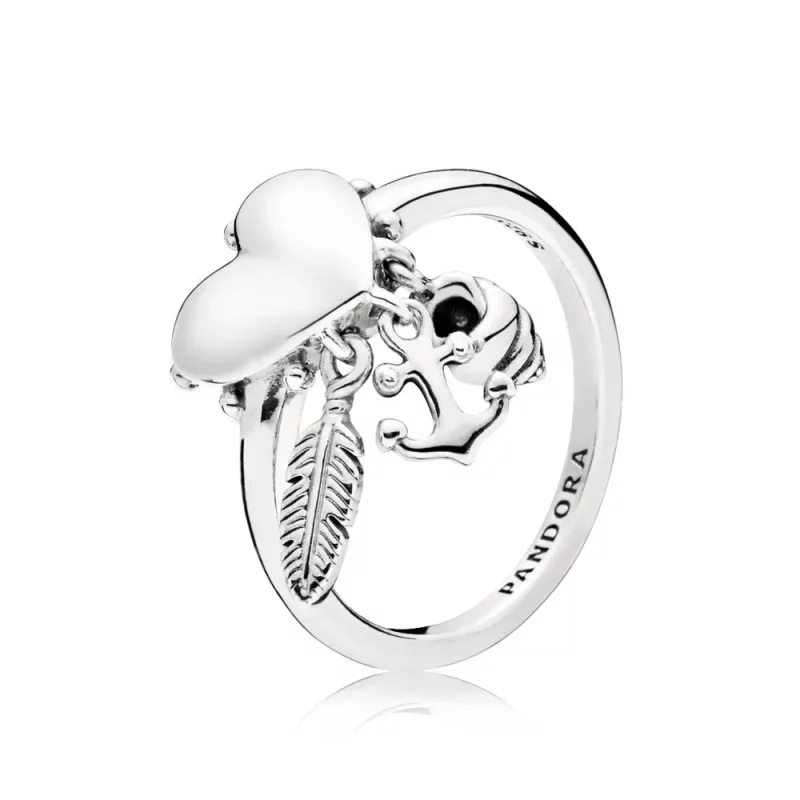 (imagen para) Anillo en plata de ley S&iacute;mbolos Espirituales - PANDORA