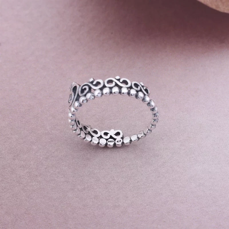 (imagen para) Anillo en plata de ley y circonita c&uacute;bica transparente - PANDORA - Ver 3