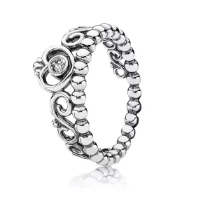 (imagen para) Anillo en plata de ley y circonita c&uacute;bica transparente - PANDORA