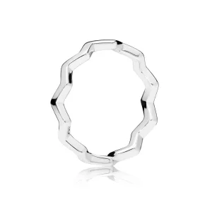 (imagen para) Anillo en plata de ley Zigzag Eterno - PANDORA