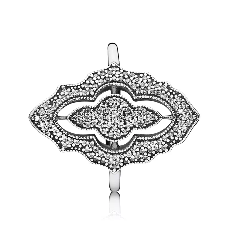 (imagen para) Anillo encaje brillante 190917CZ Anillos PANDORA - Ver 2