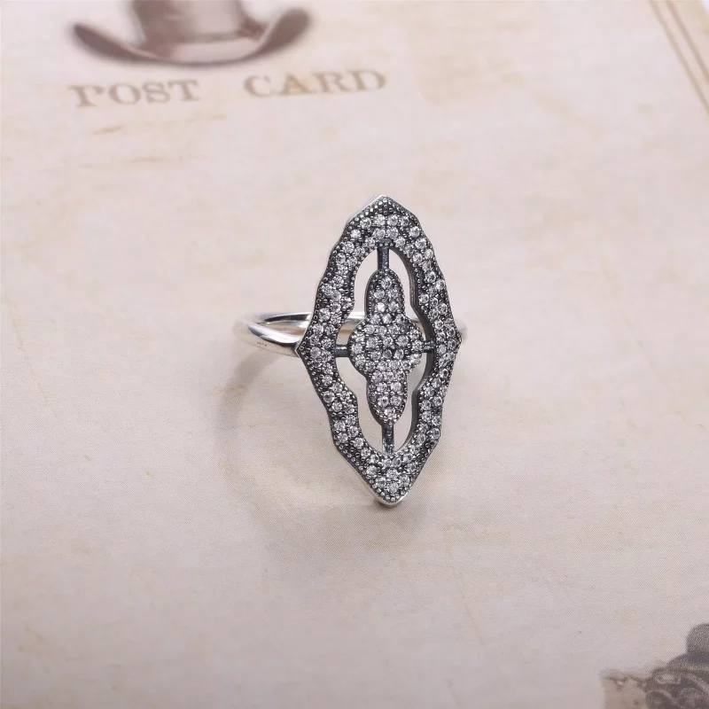 (imagen para) Anillo encaje brillante 190917CZ Anillos PANDORA - Ver 3