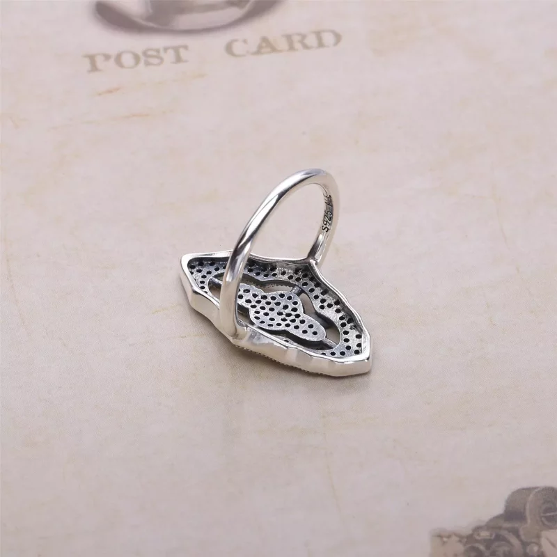 (imagen para) Anillo encaje brillante 190917CZ Anillos PANDORA - Ver 4