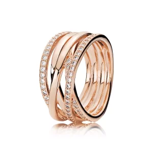 (imagen para) Anillo Entrelazados PANDORA Rose