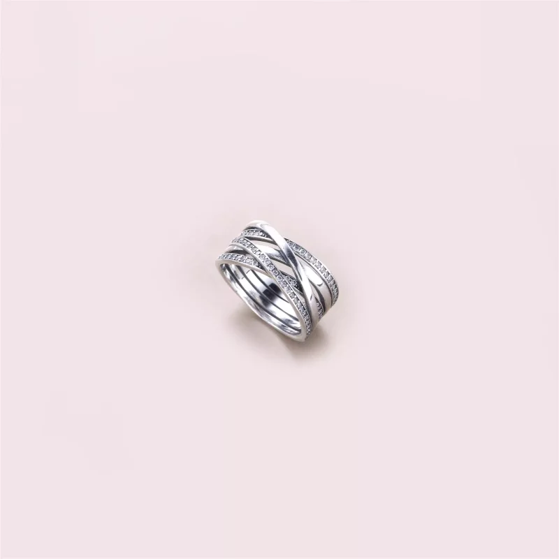 (imagen para) Anillo Entrelazados - PANDORA - Ver 2