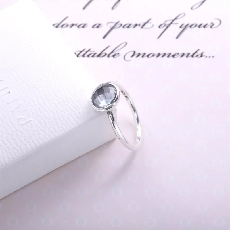 (imagen para) Anillo Gota de abril 191012RC Anillos PANDORA - Ver 3
