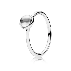 (imagen para) Anillo Gota Po&eacute;tica - PANDORA