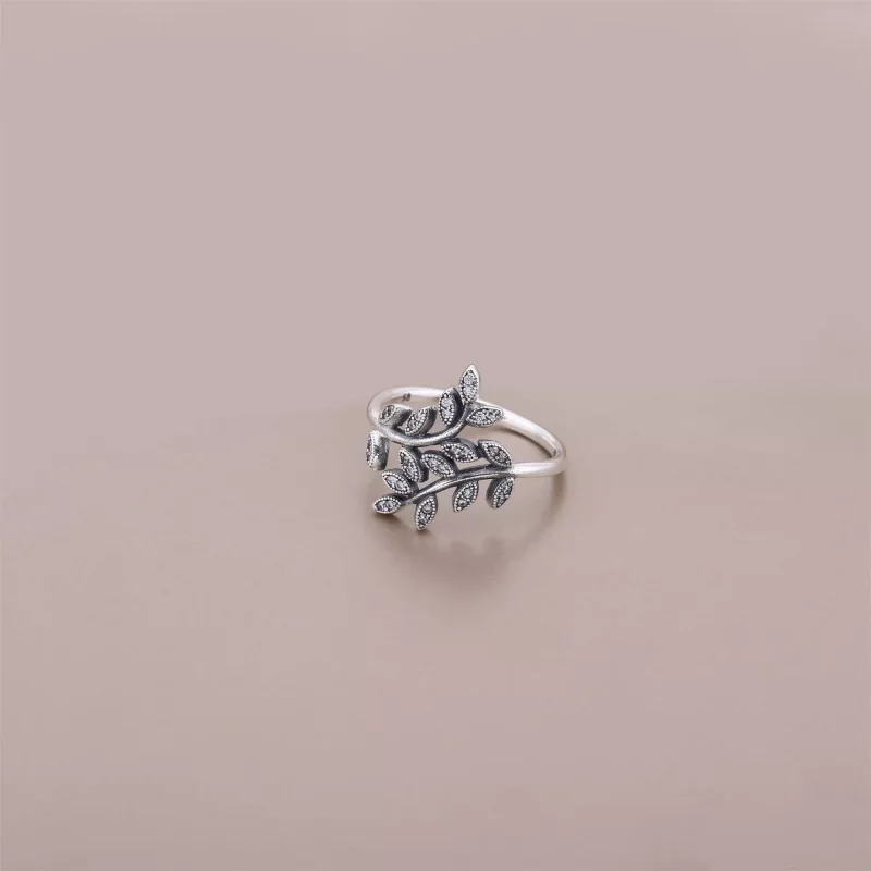 (imagen para) Anillo Hojas Brillantes - PANDORA - Ver 2