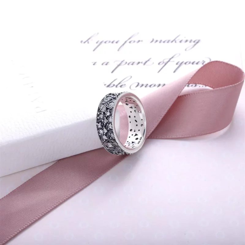 (imagen para) Anillo Hojas Brillantes - PANDORA - Ver 3