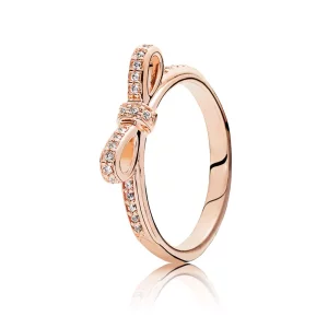 (imagen para) Anillo Lazo Deslumbrante PANDORA Rose
