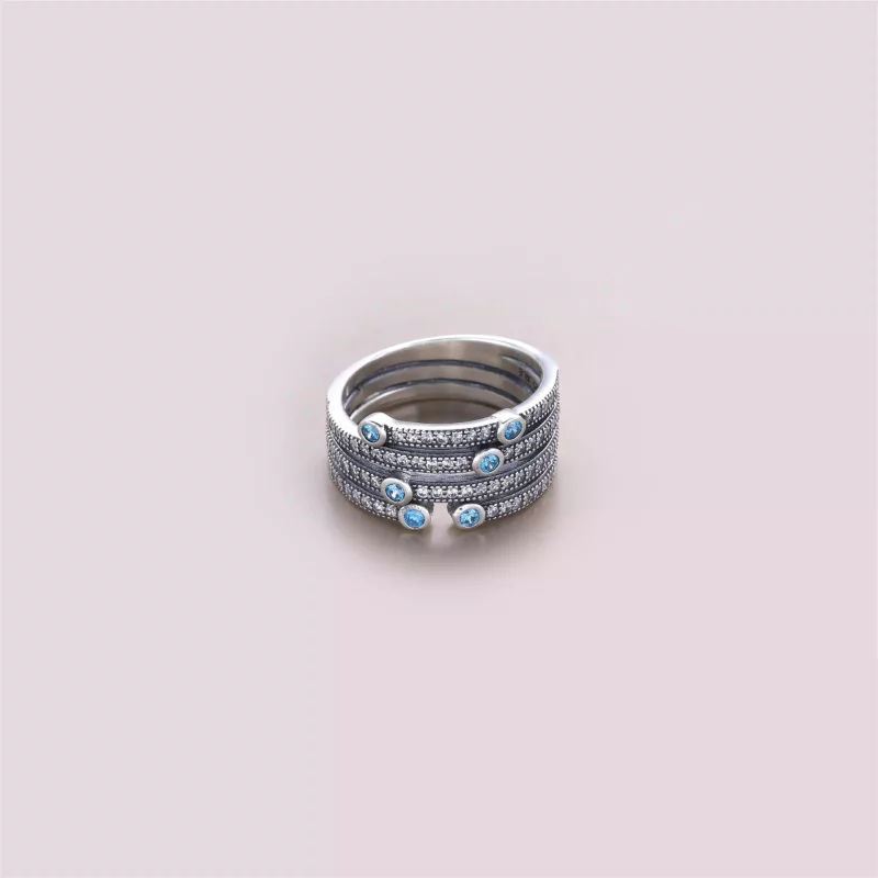 (imagen para) Anillo Oc&eacute;ano Brillante - PANDORA - Ver 2