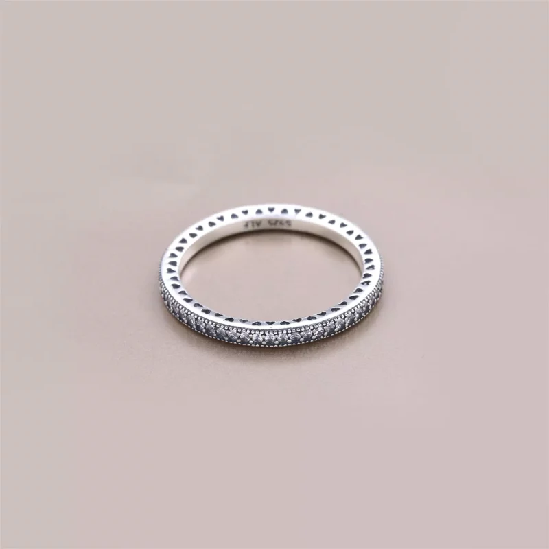 (imagen para) Anillo Corazones PANDORA - Ver 2