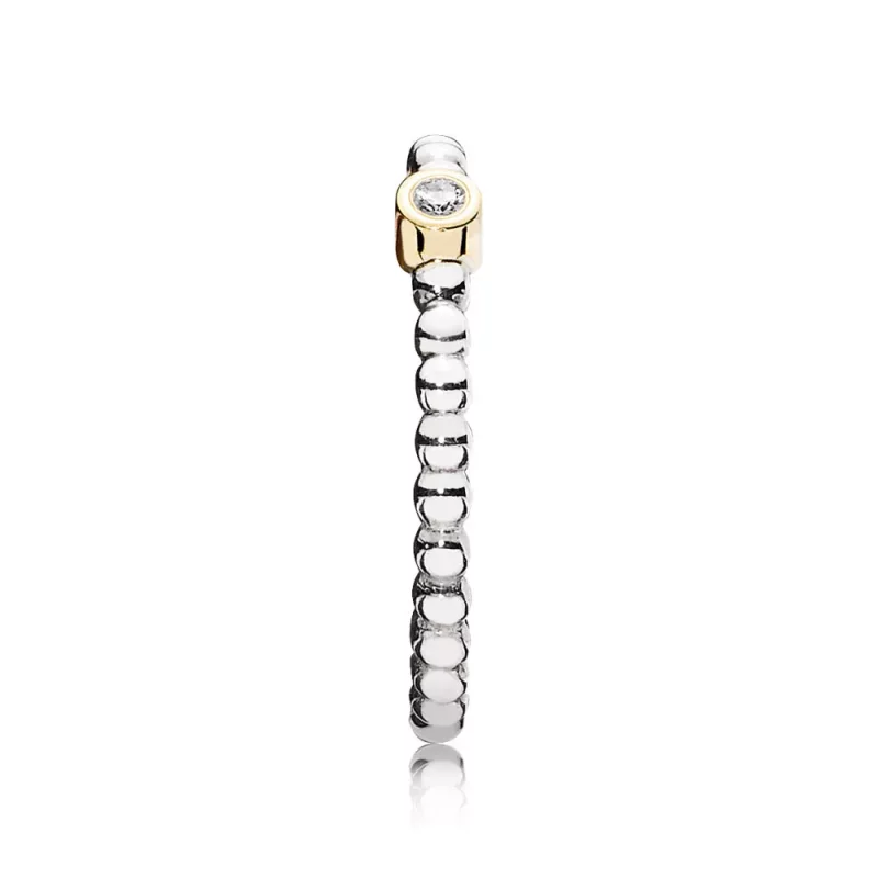 (imagen para) Estrella de la tarde con anillo de diamantes PANDORA - Ver 2