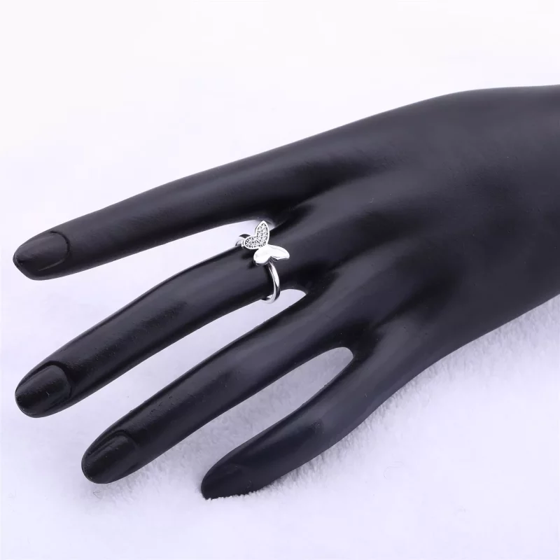 (imagen para) Anillo en plata de ley Mariposa PANDORA - Ver 4