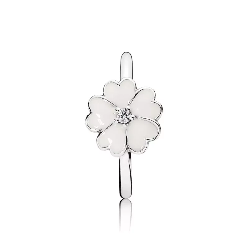(imagen para) Anillo Pr&iacute;mula Blanca 190931EN12 Anillos PANDORA - Ver 2