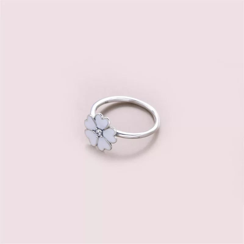 (imagen para) Anillo Pr&iacute;mula Blanca 190931EN12 Anillos PANDORA - Ver 3