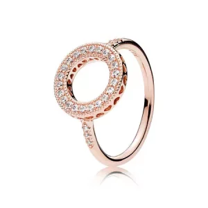 (imagen para) Anillo PANDORA Rose Halo Corazones de PANDORA