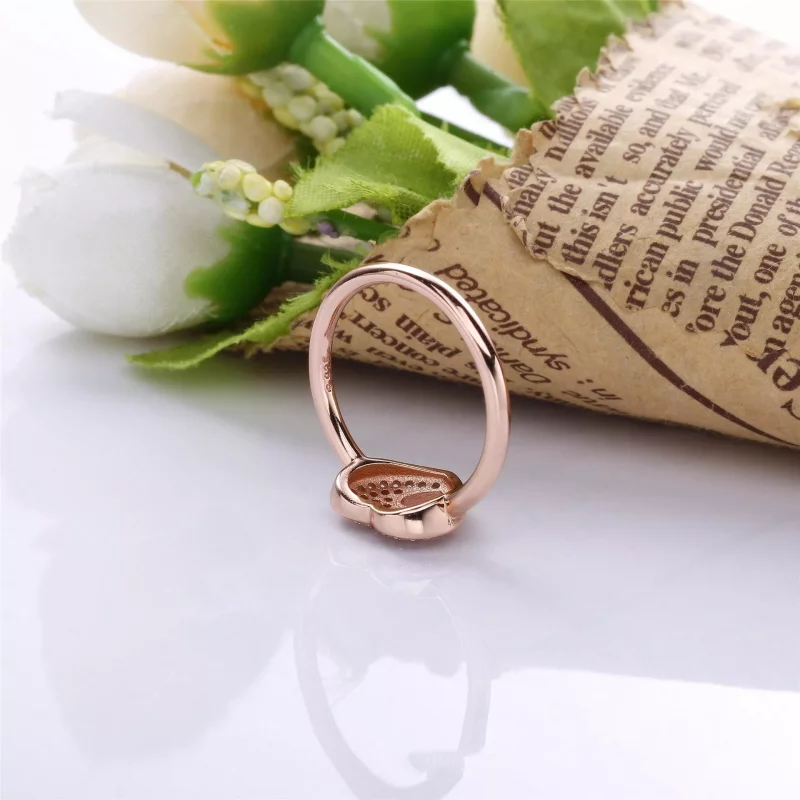 (imagen para) Anillo PANDORA Rose Montura Coraz&oacute;n Misterioso Brillante - Ver 4