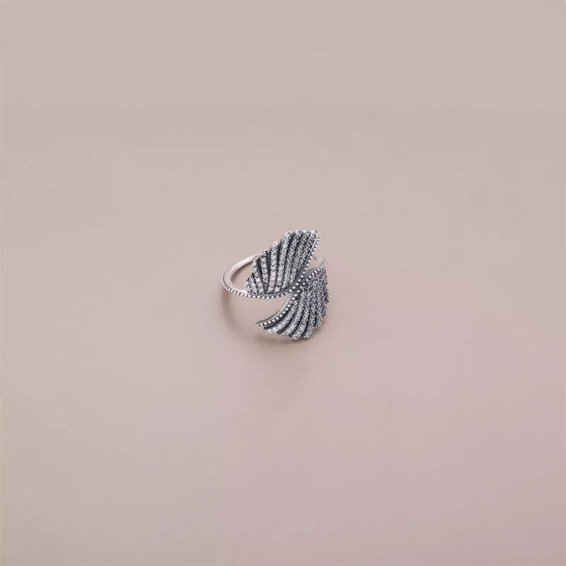 (imagen para) Anillo Plumas Majestuosas - PANDORA - Ver 2