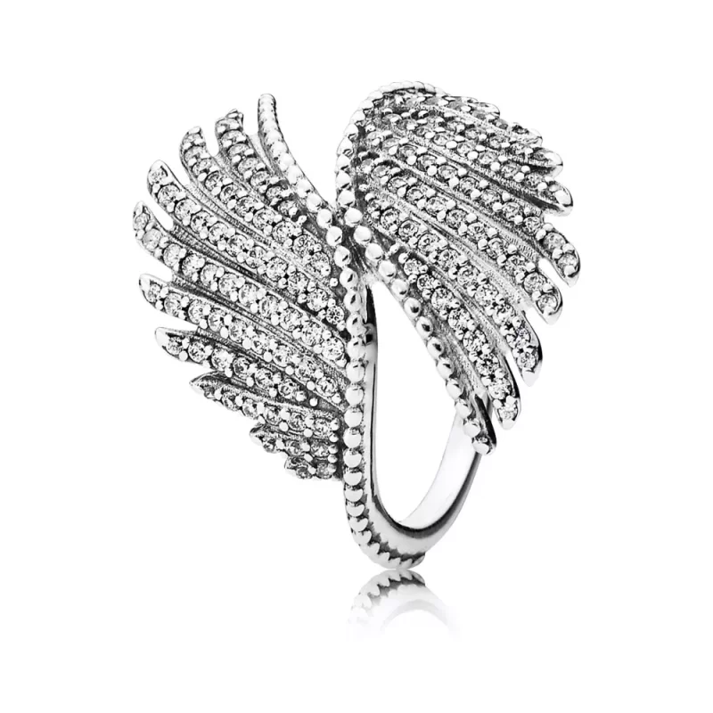 (imagen para) Anillo Plumas Majestuosas - PANDORA
