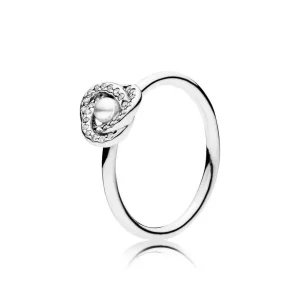 Anillo Nudo de Amor Luminoso 191040WCP Anillos PANDORA (imagen para) Anillo Nudo de Amor Luminoso 191040WCP Anillos PANDORA