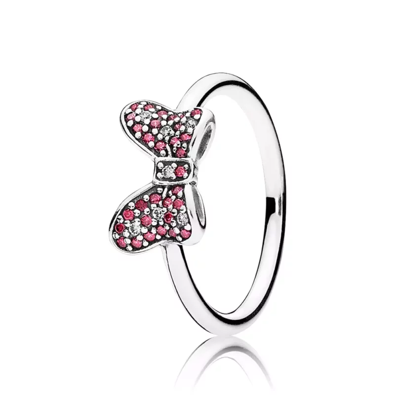 (imagen para) Disney, Minnie brillante anillo arco PANDORA