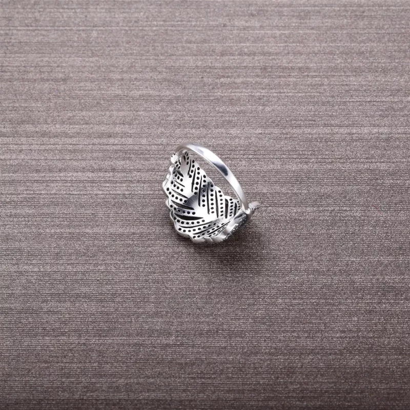 (imagen para) Silver ring with micro bead-set cubic zirconia 190886CZ Anillos PANDORA - Ver 3