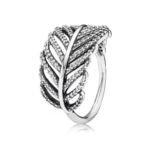 Silver ring with micro bead-set cubic zirconia 190886CZ Anillos PANDORA (imagen para) Silver ring with micro bead-set cubic zirconia 190886CZ Anillos PANDORA