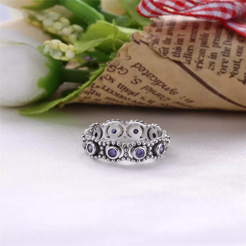 (imagen para) Silver ring with cubic zirconia - PANDORA - Ver 4