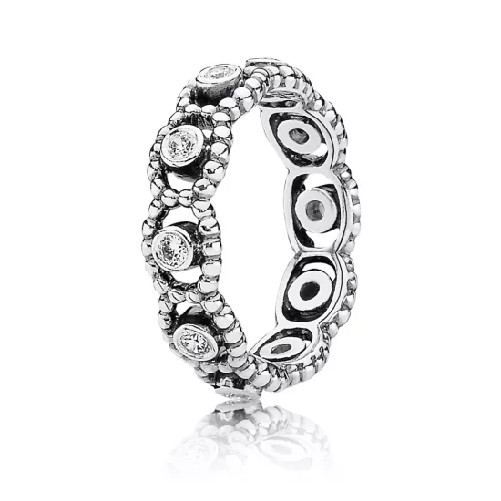 (imagen para) Silver ring with cubic zirconia - PANDORA