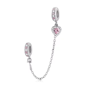 Cadena de seguridad de amor con estilo Pandora - SCC2125 (imagen para) Cadena de seguridad de amor con estilo Pandora - SCC2125