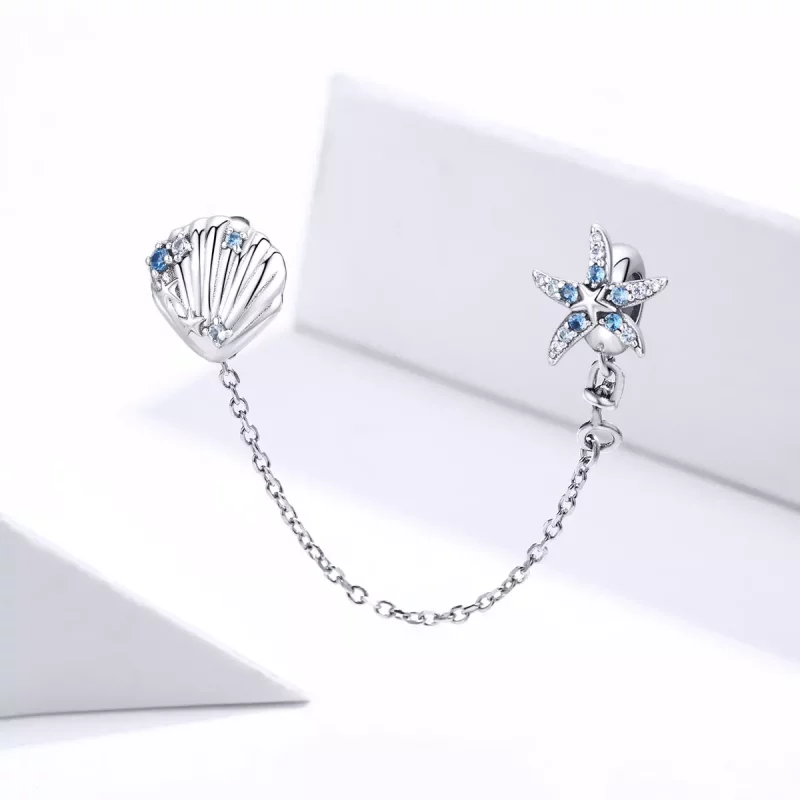 (imagen para) Pulsera de seguridad estilo Pandora Deep Sea Star - SCC1478 - Ver 2