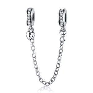 (imagen para) Cadena de seguridad Pandora Style Silver Only Love - SCC606
