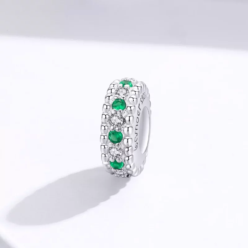(imagen para) Charm de estilo Pandora plateado retro - BSC185 - Ver 2