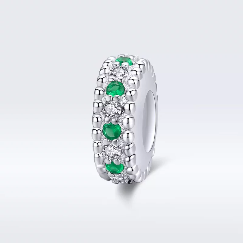 (imagen para) Charm de estilo Pandora plateado retro - BSC185 - Ver 5