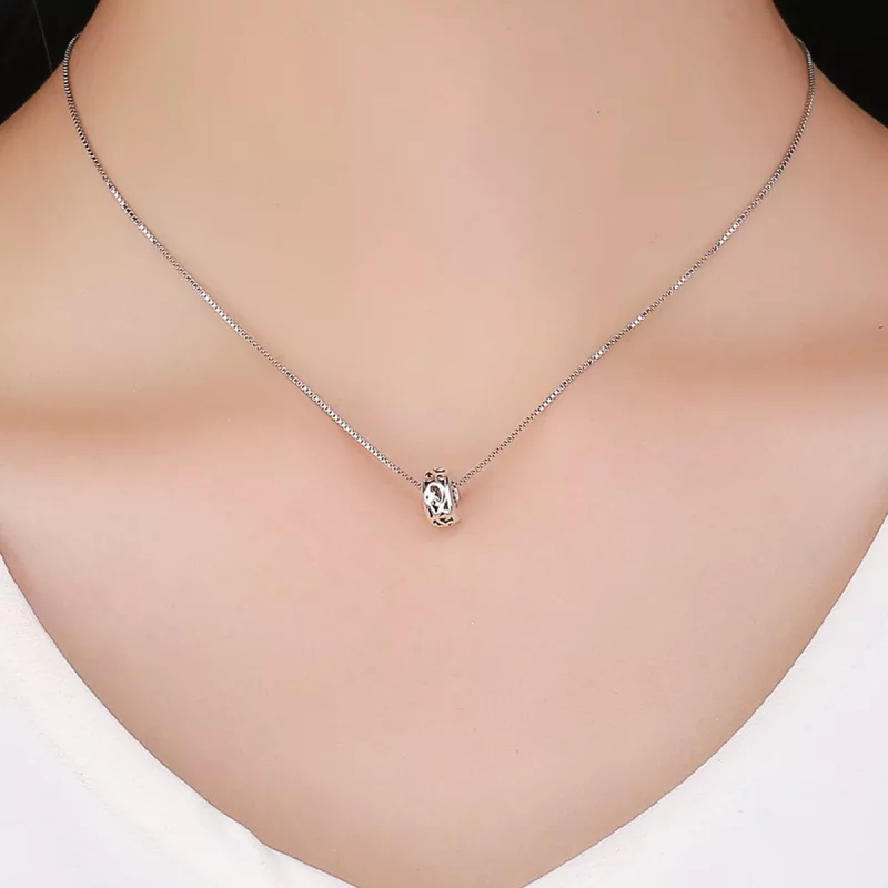 (imagen para) Charm espaciador vintage de plata estilo Pandora - SCC716 - Ver 5